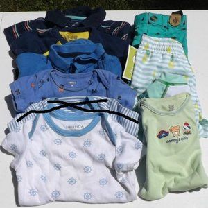 Nautical Theme Baby Boy Lot of 14, Some NWT